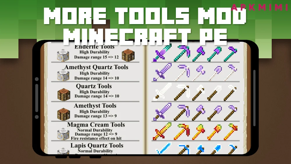 More Tools Mod for Minecraft