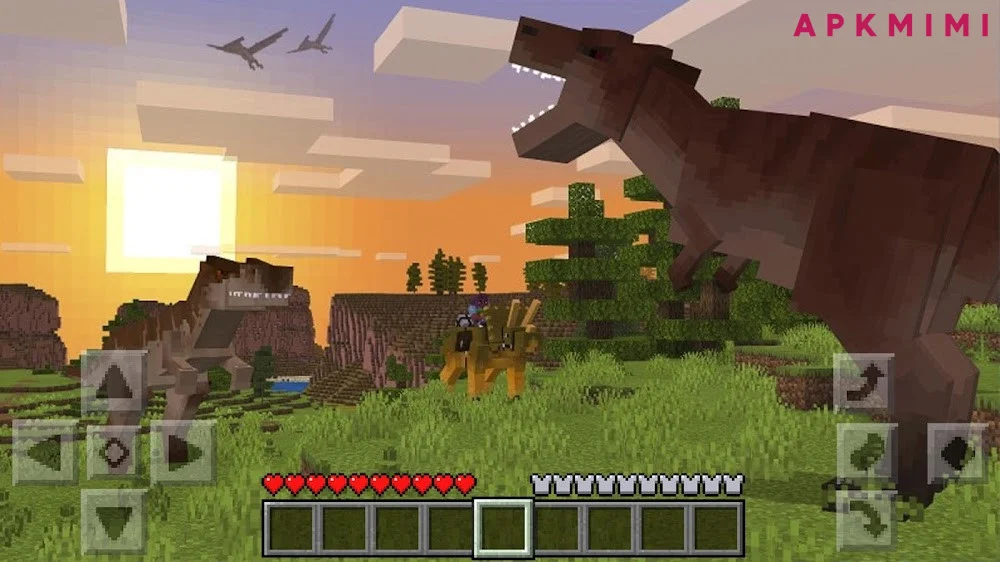 Dinosaur mods for Minecraft PE